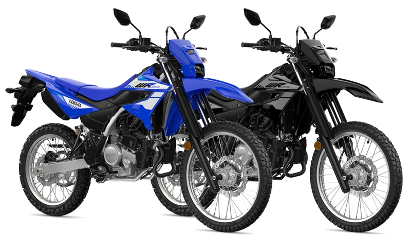 Farbauswahl Yamaha WR 125 R: Blau und Schwarz