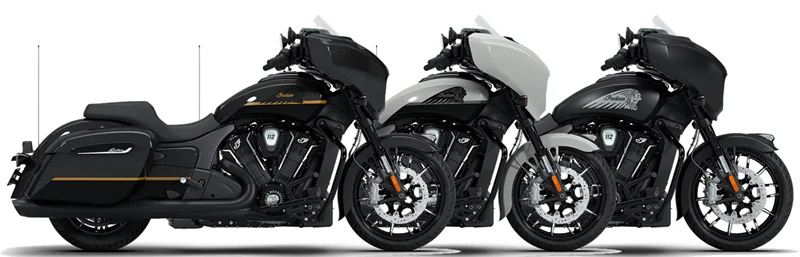 Farbauswahl der Indian Chieftain PowerPlus